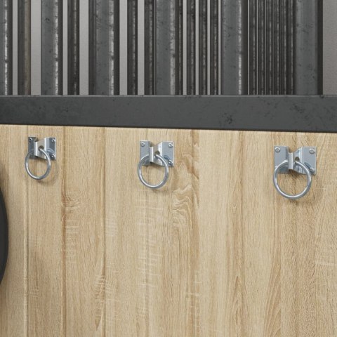 KÓŁKA UWIĄZOWE Z PŁYTKAMI 3 SZT. SREBRNE STALOWE