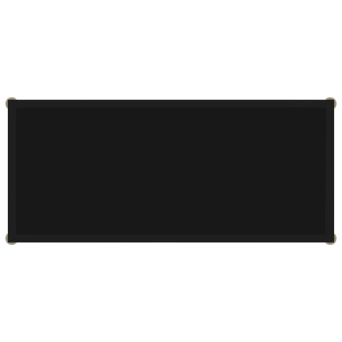 STOLIK KONSOLOWY CZARNY 80X35X75CM SZKŁO HARTOWANE