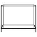 STOLIK KONSOLOWY PRZEZROCZYSTY 100X35X75CM SZKŁO HARTOWANE