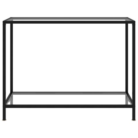 STOLIK KONSOLOWY PRZEZROCZYSTY 100X35X75CM SZKŁO HARTOWANE