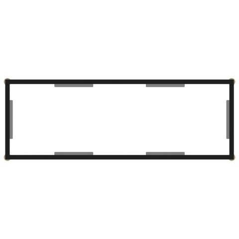 STOLIK KONSOLOWY PRZEZROCZYSTY 100X35X75CM SZKŁO HARTOWANE