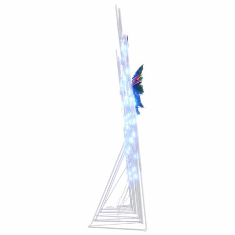 LED RENIFERY 5 PCS BIAŁY TKANINA