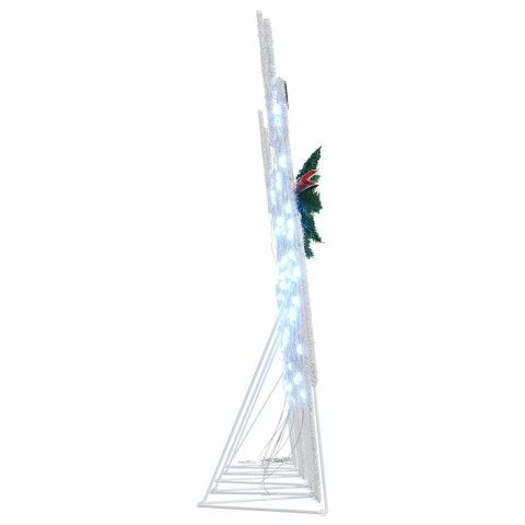 LED RENIFERY 5 PCS SREBRNY TKANINA