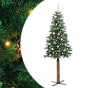 VidaXL Szczupła Choinka Zielony 210 cm PVC