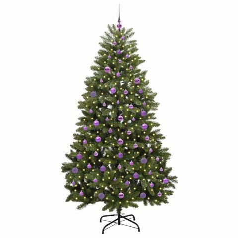 SZTUCZNA CHOINKA Z DIODAMI LED ZIELONA 210CM