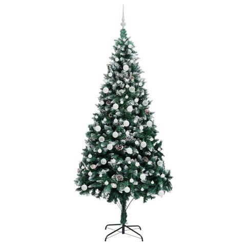 SZTUCZNA CHOINKA Z DIODAMI LED ZIELONA 210CM