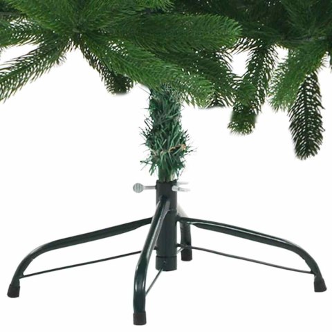 CHOINKA Z 150 DIODAMI LED Z PODSTAWĄ ZIELONA 150CM