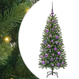 SZTUCZNA CHOINKA Z 150 DIODAMI LED ZIELONA 120CM