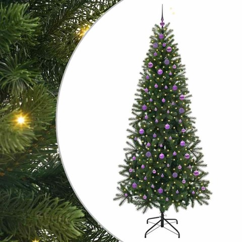 SZTUCZNA CHOINKA Z 300 DIODAMI LED ZIELONA 240CM