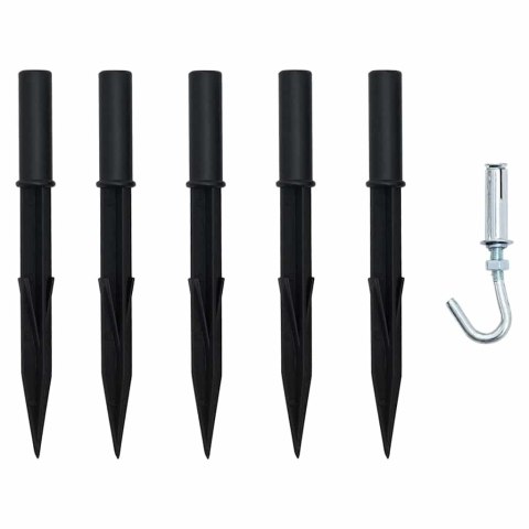 CHOINKA ŚWIĄTECZNA LED CIEPŁA BIEL 511CM METAL