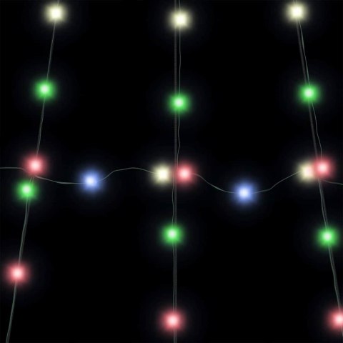 CHOINKA ŚWIĄTECZNA LED WIELOKOLOROWE 511CM METAL