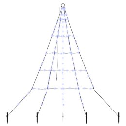 CHOINKA ŚWIĄTECZNA LED Z 112 DIODAMI LED NIEBIESKI 511CM METAL