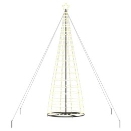 CHOINKA ŚWIĄTECZNA LED Z PODSTAWĄ CIEPŁA BIEL 400CM ŻELAZO