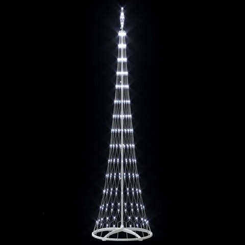 CHOINKA ŚWIĄTECZNA LED CHŁODNA BIEL 138.5X138.5X399CM