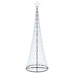 CHOINKA ŚWIĄTECZNA LED CHŁODNA BIEL 138.5X138.5X399CM