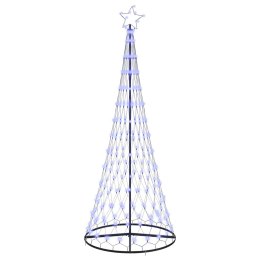 CHOINKA ŚWIĄTECZNA LED NIEBIESKI 138.5X 138.5X 399CM METAL