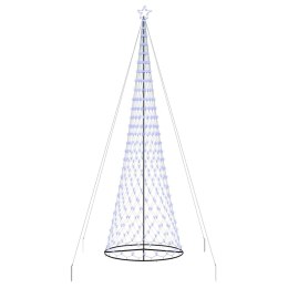 CHOINKA ŚWIĄTECZNA LED NIEBIESKI 138.5X 138.5X 399CM METAL