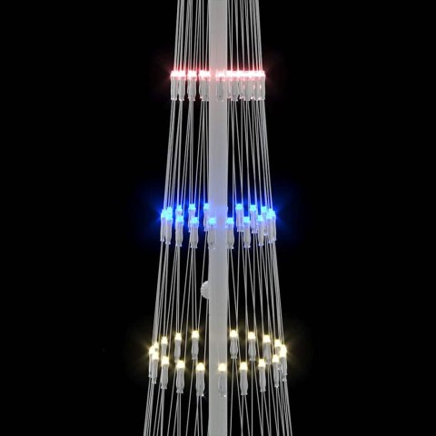 CHOINKA ŚWIĄTECZNA LED WIELOKOLOROWE 138.5X138.5X399CM