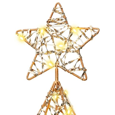 CHOINKA Z 120 DIODAMI LED CIEPŁA BIEL 120CM