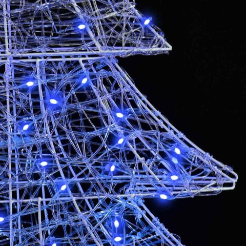 CHOINKA Z 160 DIODAMI LED NIEBIESKI 150CM AKRYL