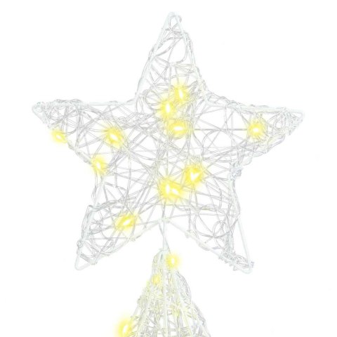 CHOINKA Z 240 DIODAMI LED CIEPŁA BIEL 180CM AKRYL