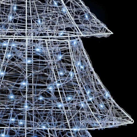 CHOINKA Z 240 DIODAMI LED ZIMNA BIEL 180CM AKRYL