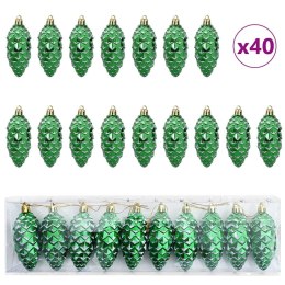 DEKORACJA CHOINKI 40 PCS ZIELONY