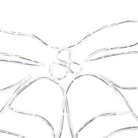 OŚWIETLONY DZWONEK ŚWIĄTECZNY WIELOKOLOROWE 56X46CM PVC