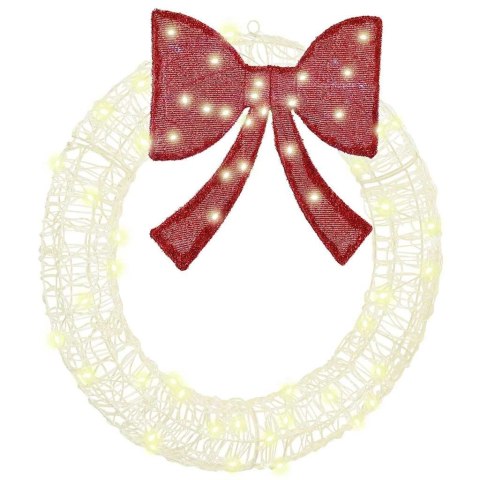 WIANEK ZE LED LIGHTS CIEPŁA BIEL 75CM AKRYL