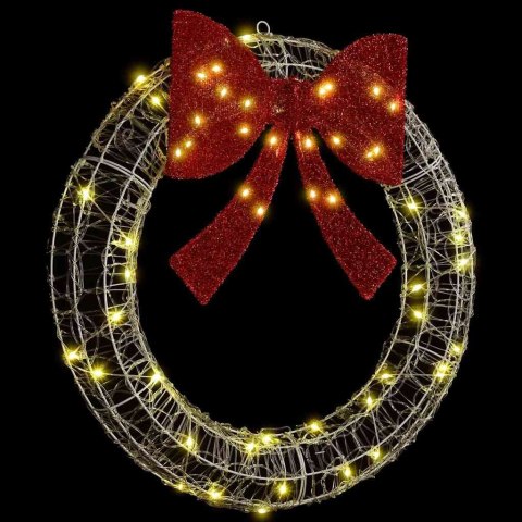 WIANEK ZE LED LIGHTS CIEPŁA BIEL 75CM AKRYL