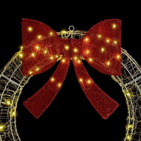 WIANEK ZE LED LIGHTS CIEPŁA BIEL 75CM AKRYL