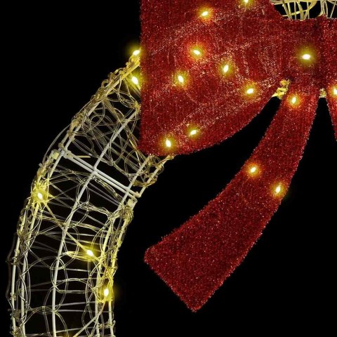 WIANEK ZE LED LIGHTS CIEPŁA BIEL 75CM AKRYL