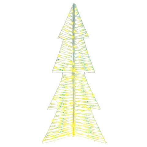 CHOINKA Z 160 DIODAMI LED CIEPŁA BIEL 150CM