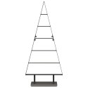 METALOWA CHOINKA ŚWIĄTECZNA Z PODSTAWĄ CZARNY 90CM STAL