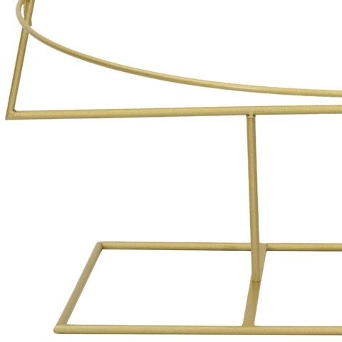 METALOWA CHOINKA ŚWIĄTECZNA Z PODSTAWĄ ZŁOTY 180CM