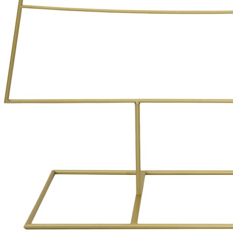 METALOWA CHOINKA ŚWIĄTECZNA Z PODSTAWĄ ZŁOTY 180CM