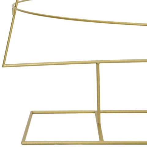METALOWA CHOINKA ŚWIĄTECZNA Z PODSTAWĄ ZŁOTY 210CM