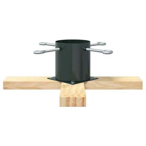 STOJAK NA CHOINKĘ ZIELONY 50X50X16CM LITE DREWNO SOSNOWE