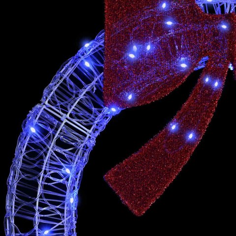 VidaXL Wianek Ze LED Lights Niebieski 90 cm Akryl