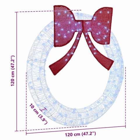 WIANEK ZE LED LIGHTS ZIMNA BIEL 120CM AKRYL