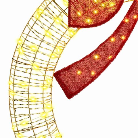 WIANEK Z 150 DIODAMI LED CIEPŁA BIEL 120CM PET