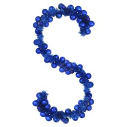 GIRLANDA Z BOMBEK ŚWIĄTECZNYCH NIEBIESKI 186CM