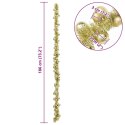 GIRLANDA Z BOMBEK ŚWIĄTECZNYCH ZŁOTY 186CM