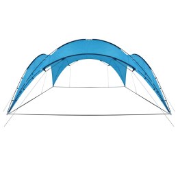 VidaXL Namiot imprezowy, łuk, 450x450x265 cm, jasnoniebieski