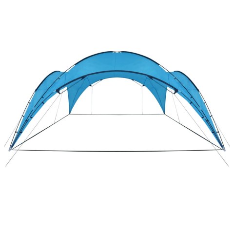 VidaXL Namiot imprezowy, łuk, 450x450x265 cm, jasnoniebieski