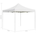 VidaXL Profesjonalny namiot imprezowy, aluminium, 2x2 m, biały