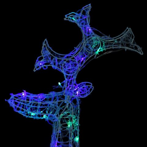 ŚWIĄTECZNA DEKORACJA RENIFER 90 DIOD LED 60X16X100CM AKRYL