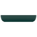 UMYWALKA PROSTOKĄTNA MATOWA CIEMNOZIELONA 71X38CM CERAMIKA