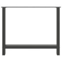 VidaXL Nogi do stołu jadalnego Antracyt 2 szt. 100x(72-73) cm Stal