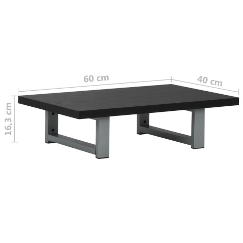 MEBEL ŁAZIENKOWY, CZARNY, 60X40X16,3CM